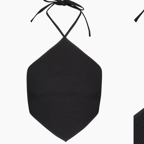 Aritzia sculpt knit scarf top - Picture 2 of 3